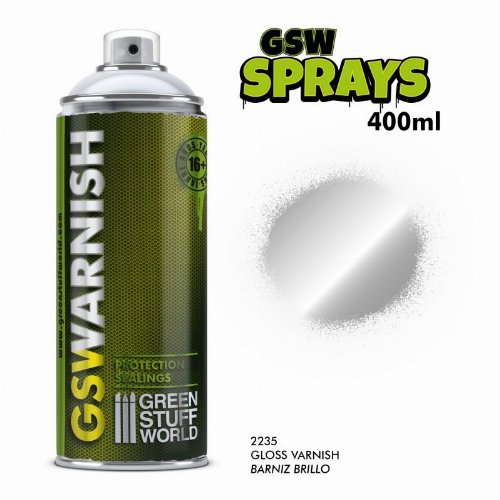 Green Stuff World Spray - Gloss Varnish
(400ml)