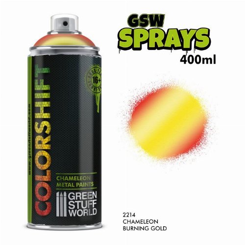 Green Stuff World Spray - Chameleon Burning Gold Χρώμα
Μοντελισμού (400ml)