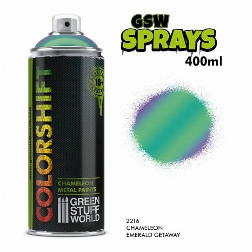 Green Stuff World Spray - Chameleon Emerald Getaway
Χρώμα Μοντελισμού (400ml)