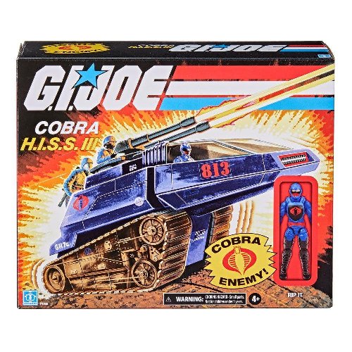 Φιγούρα GI Joe: Retro Collection - Cobra H.I.S.S. III
& Rip It Action Figure