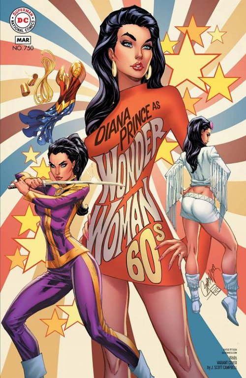 Wonder Woman #750 1960S Variant Cover