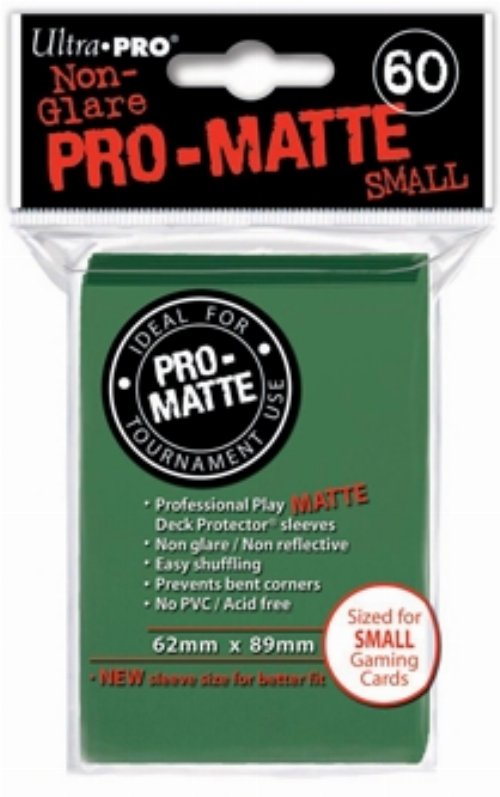 Ultra Pro Japanese Small Size Card Sleeves 60ct
- Matte Green