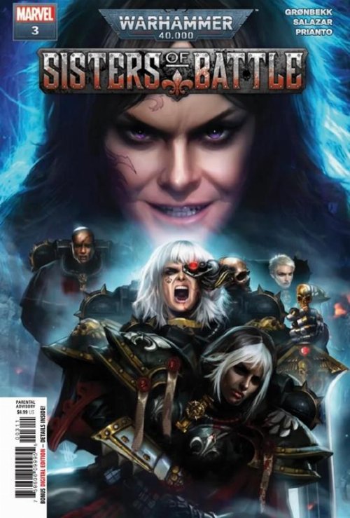 Τεύχος Κόμικ Warhammer 40k Sisters Of Battle #3 (OF
5)