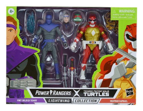 Power Rangers x TMNT: Lightning Collection -
Foot Soldier Tommy & Morphed Raphael 2-Pack Action Figures
(15cm)