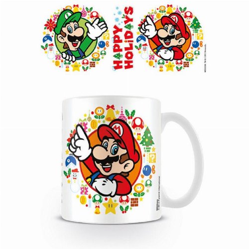 Κεραμική Κούπα Nintendo - Super Mario Happy Holidays
Mug