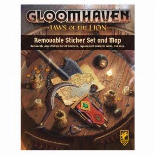 Gloomhaven: Jaws of the Lions - Map & Removable
Sticker Set