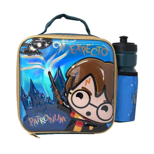 Harry Potter - Kawaii Embossed 3D Lunch Bag with
Bottle