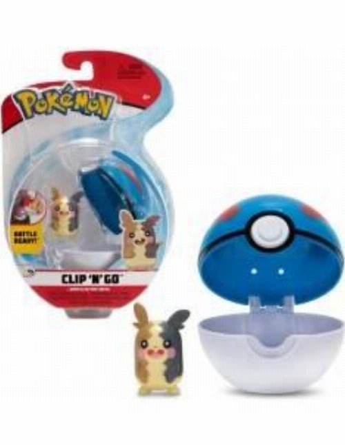 Φιγούρα Pokemon Clip 'N' Go - Great Ball with Morpeko
Battle Figure (5cm)