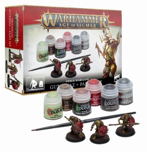 Warhammer Age of Sigmar - Gutrippaz + Paints
Set