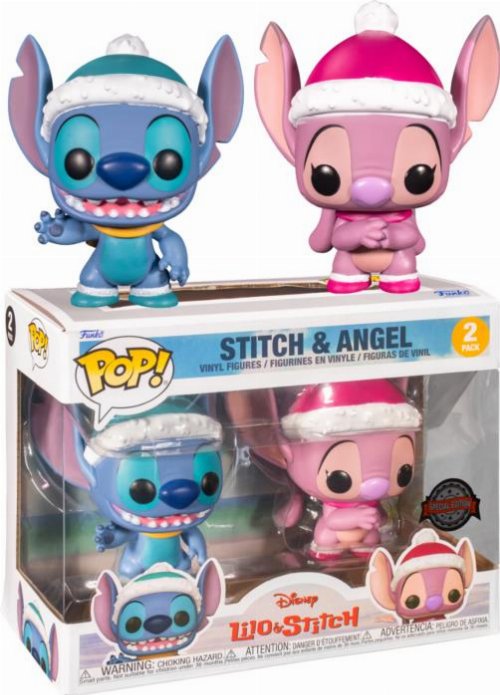 Φιγούρες Funko POP! Disney: Lilo & Stitch - Winter
Stitch and Angel 2-Pack (Exclusive)