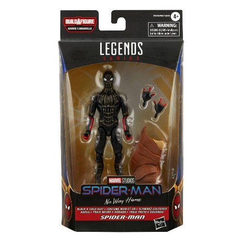 Φιγούρα Spider-Man: Marvel Legends - Spider-Man (Black
& Gold Suit) Action Figure (15cm) (Build-a-Figure Marvel's
Armadillo)