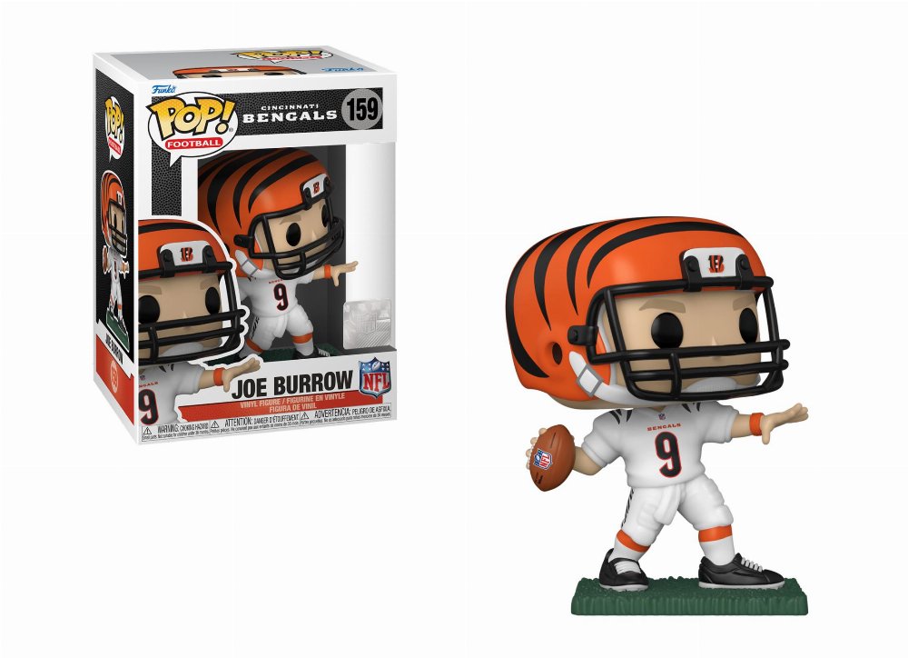 NFL Bengals Joe Burrow (Away Uniform) Pop! Vinyl Figure