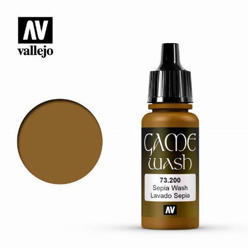 Vallejo Wash - Sepia Χρώμα Μοντελισμού
(18ml)