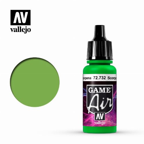 Vallejo Air Color - Scorpy Green Χρώμα Μοντελισμού
(17ml)