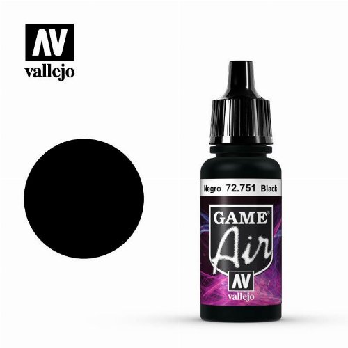 Vallejo Air Color - Black Χρώμα Μοντελισμού
(17ml)