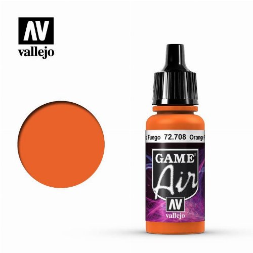 Vallejo Air Color - Orange Fire Χρώμα Μοντελισμού
(17ml)