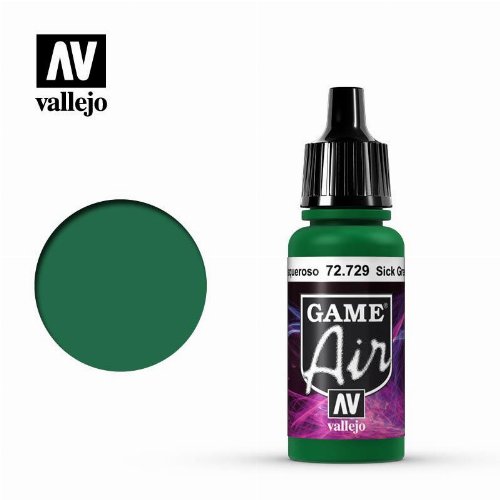 Vallejo Air Color - Sick Green Χρώμα Μοντελισμού
(17ml)