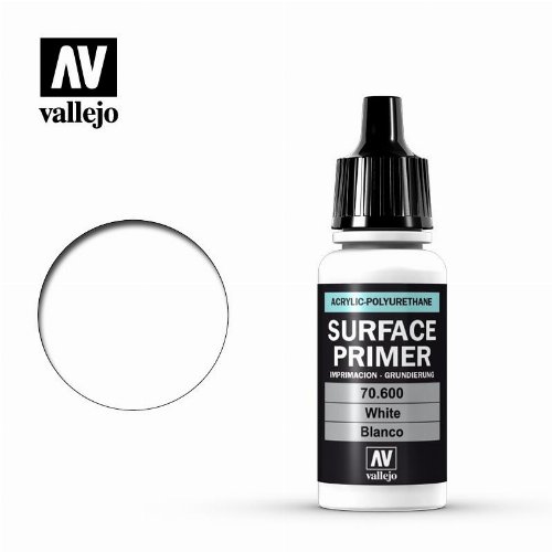 Vallejo Surface Primer - White Χρώμα Μοντελισμού
(17ml)