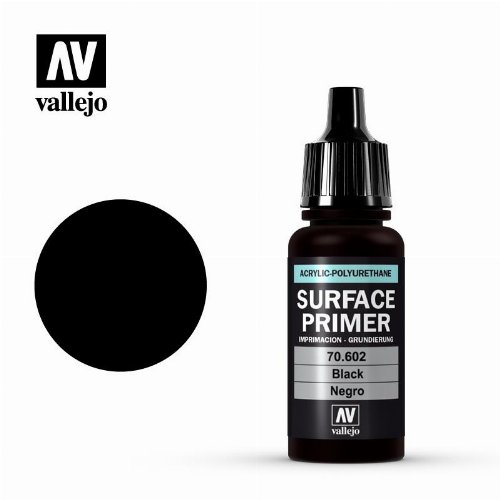 Vallejo Surface Primer - Black
(17ml)