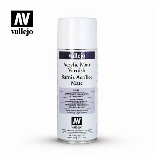 Vallejo Spray - Acrylic Matt Varnish Χρώμα Μοντελισμού
(400ml)