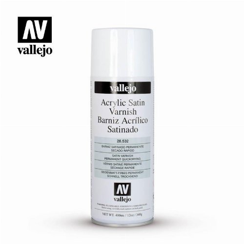 Vallejo Spray - Acrylic Satin Varnish Χρώμα
Μοντελισμού (400ml)