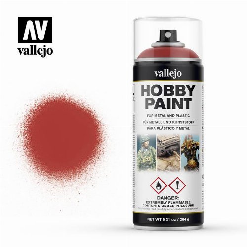 Vallejo Spray - Scarlet Red Χρώμα Μοντελισμού
(400ml)
