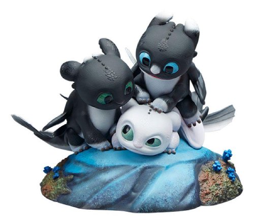 Φιγούρα How to Train Your Dragon: The Hidden World -
Dart, Pouncer and Ruffrunner Statue (15cm)