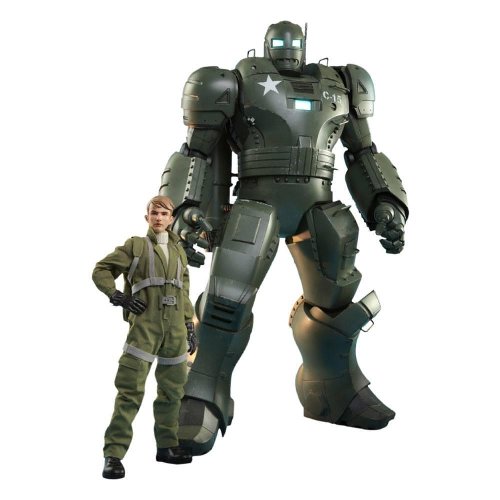 What If: Hot Toys Masterpiece - The Hydra Stomper and
Steve Rogers Action Figure (56cm)