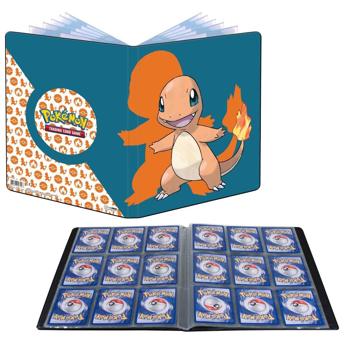 Vintage Pokemon Blue Charmander Card Binder Album Book Holder 1999 Original