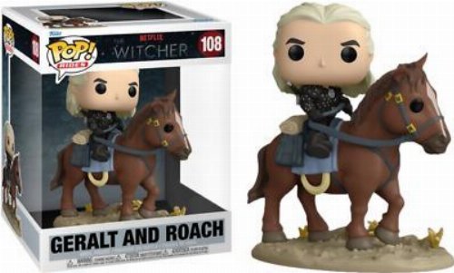 Φιγούρα Funko POP! Rides: The Witcher - Geralt on
Roach #108 (Exclusive)
