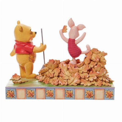 Winnie the Pooh: Enesco - Jumping into Fall/Piglet and
Pooh Autum Leaves Statue (14cm)