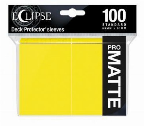 Ultra Pro Card Sleeves Standard Size 100ct - PRO-Matte
Lemon Yellow