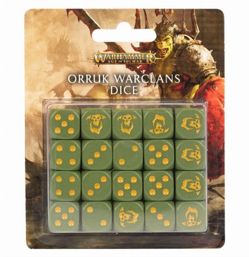 Warhammer Age of Sigmar - Orruk Warclans Dice
Pack