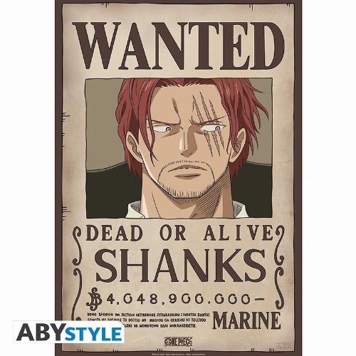 One Piece - Wanted Shanks Poster
(52x35cm)