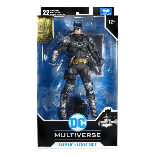 DC Multiverse: Gold Label - Batman Hazmat Suit (Light
Up Function) Symbol Action Figure (18cm)