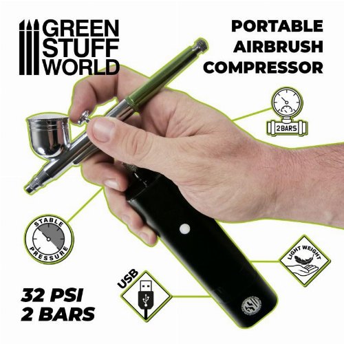 Green Stuff World - Portable Airbrush Compressor (32
PSI)