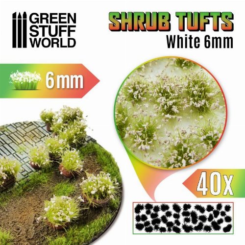 Green Stuff World - Shrubs Tufts (White)