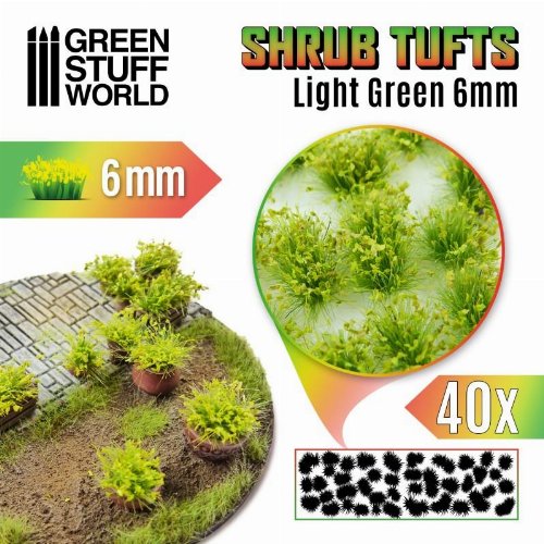 Green Stuff World - Shrubs Tufts (Light
Green)