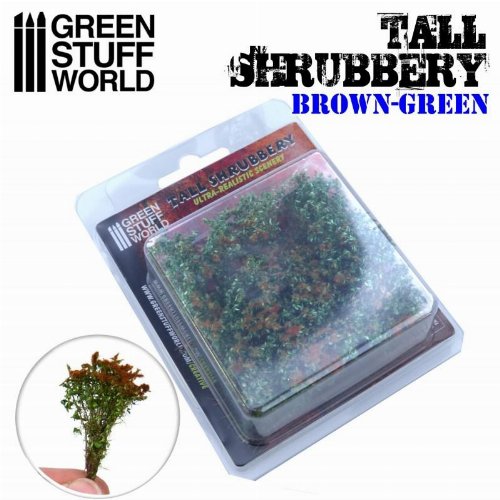 Green Stuff World - Tall Shrubbery (Brown
Green)
