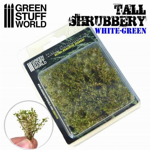 Green Stuff World - Tall Shrubbery (White
Green)