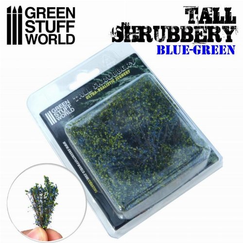 Green Stuff World - Tall Shrubbery (Blue
Green)