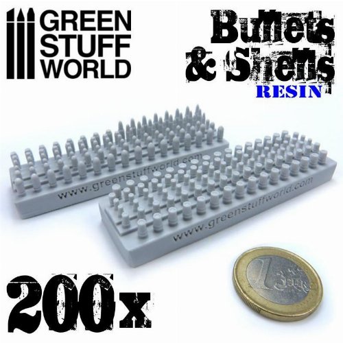 Green Stuff World - 200x Resin Bullets and
Shells