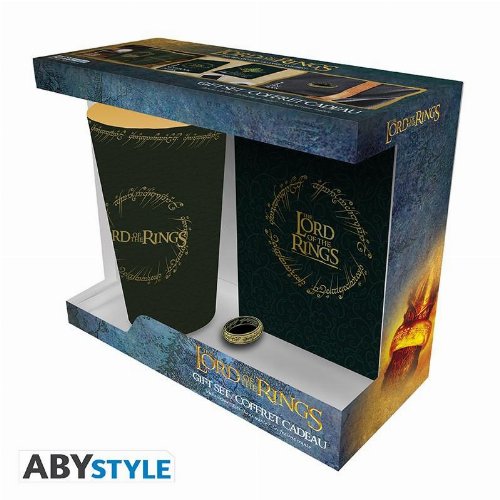 The Lord of the Rings - The Ring Gift Set
(Glass, Pin, Notebook)