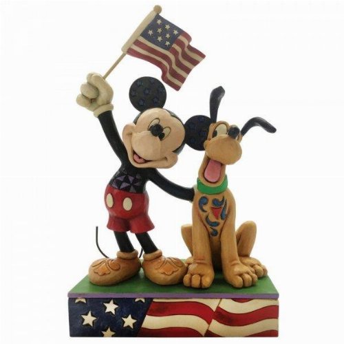 Φιγούρα Mickey and Pluto Patriotic: Enesco - A Banner
Day Statue (18cm)