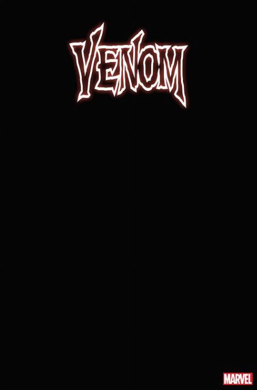 Venom #01 Black Blank Variant Cover