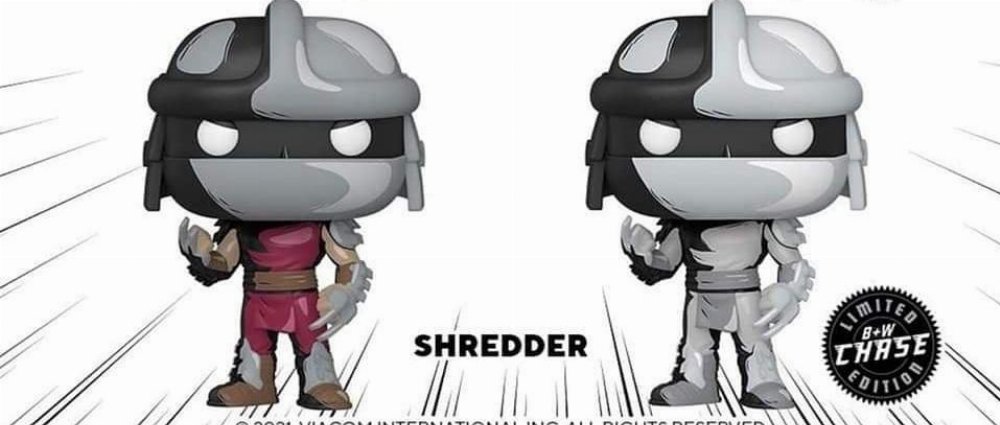 2 factory Funko POP! TMNT Black Diamond Shredder With T-Shirt