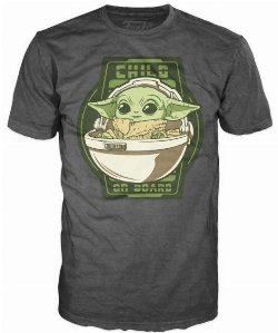 Star Wars: The Mandalorian - Child on Board T-Shirt
(L)