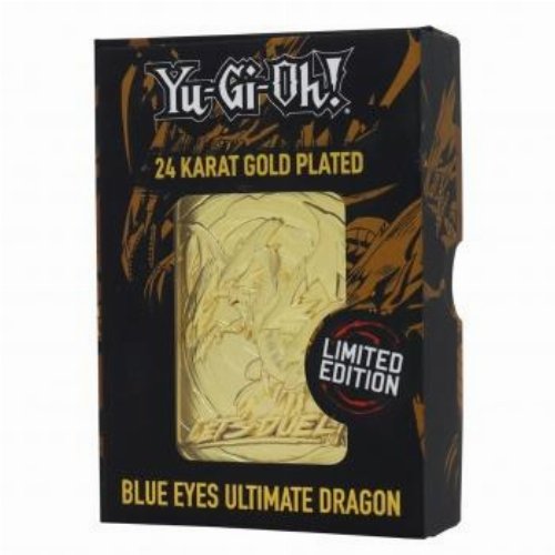 Yu-Gi-Oh! - Blue Eyes Ultimate Dragon 24K Gold Plated
Card (LE5000)