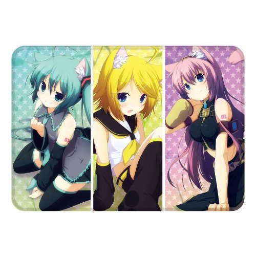 Χαλάκι Hatsune Miku - Miku, Kagamine Rin &
Megurine Luka Neko Doormat (45 x 60 cm)