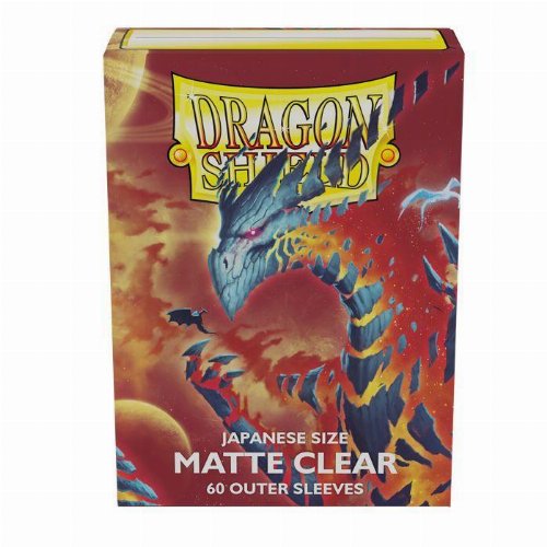 Dragon Shield Sleeves Japanese Small Size - Clear
Outer Sleeves (60 Sleeves)
